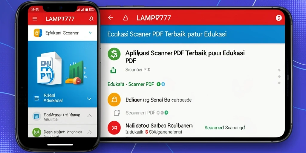 Tampilan antarmuka LAMPU777 dengan fitur Scanner PDF yang memudahkan pengguna.