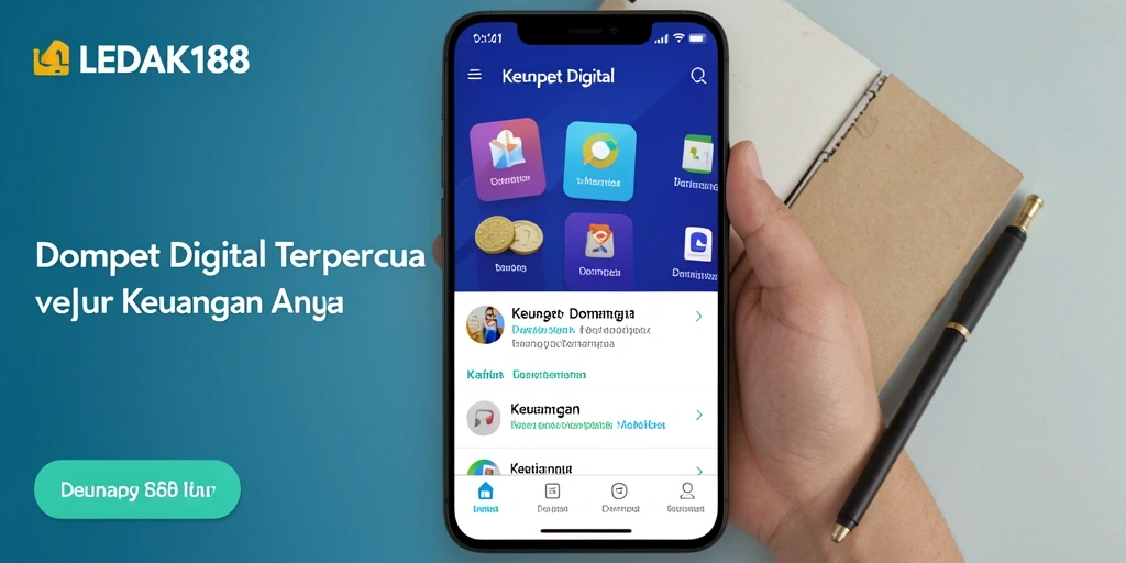 Antarmuka pengguna LEDAK188 yang sederhana dan praktis.