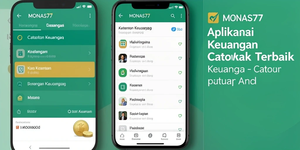 Tampilan antarmuka pengguna MONAS77 yang intuitif untuk catatan keuangan.