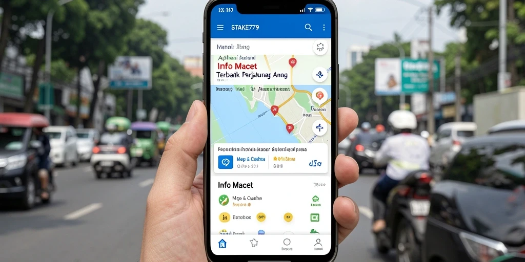 Antarmuka aplikasi STAKE779 yang informatif dan mudah digunakan.